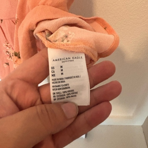 American Eagle tank top. Blush with floral pattern. NWT! Medium - Picture 3 of 13